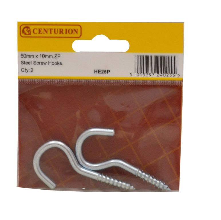60x10mm ZP Screw Eyes