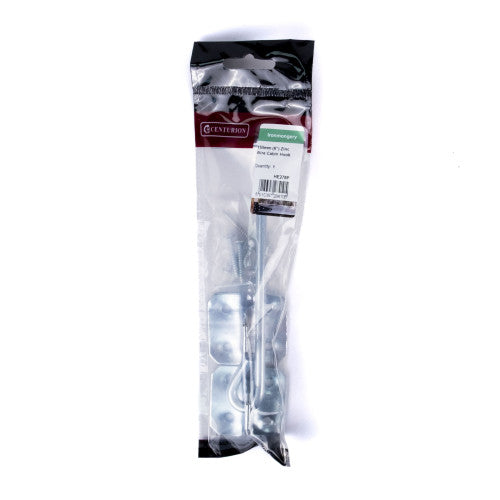 Wire Cabin Hooks, Zinc Plated, 150mm