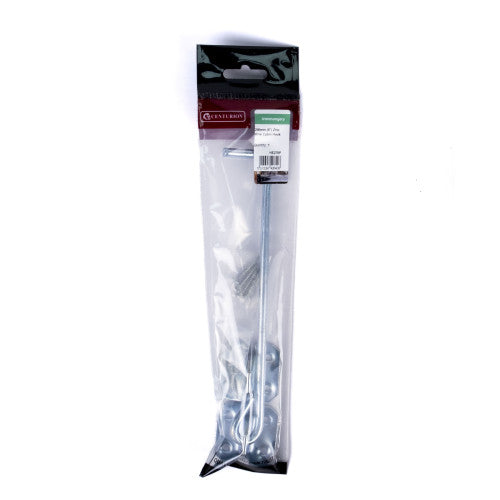 Wire Cabin Hooks, Zinc Plated, 200mm