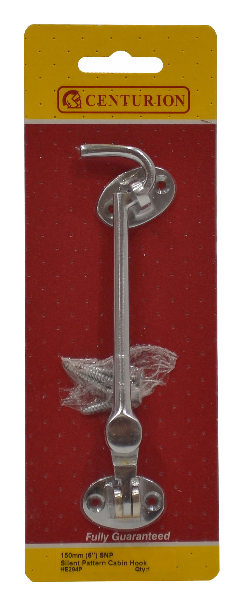 150Mm (6") Snp Silent Pattern Cabin Hook