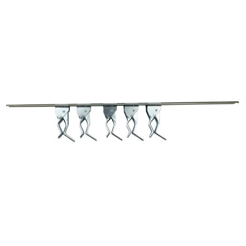 5 Clip Adj Spring Loaded Clip Rail