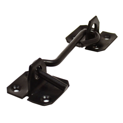 Wire Cabin Hooks, Epoxy Black, 100mm