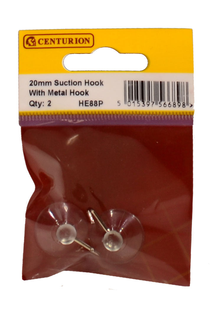 20mm Suction Hook W/Metal Hook