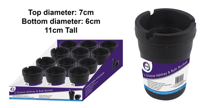 3 Groove Ashtray