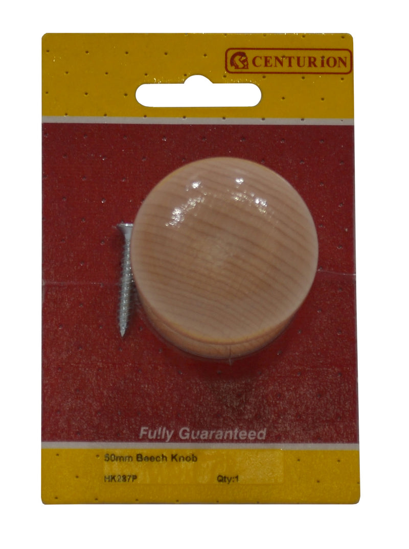 50mm Beech Knob