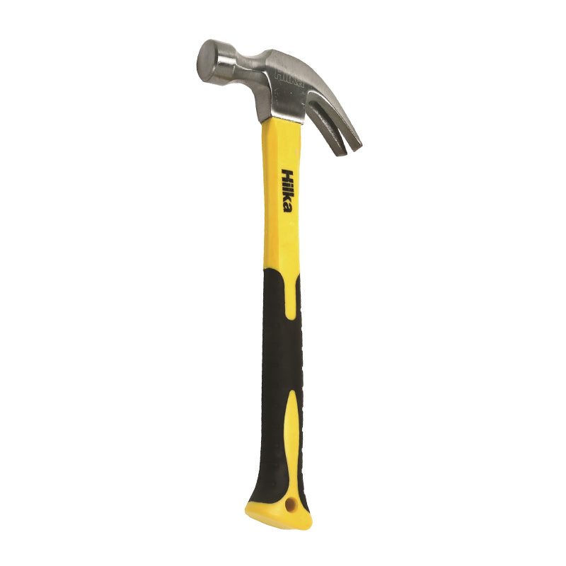 Fibreglass Shaft Claw Hammer, 450g (16oz) - Pack of 6