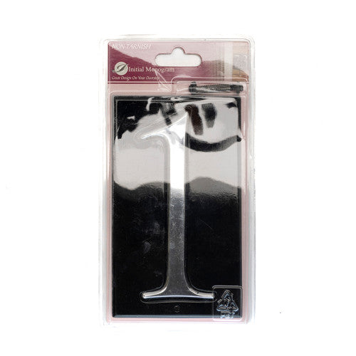 Gloss Black Numbered Plaque 1