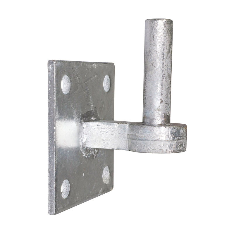 TIMCO Gate Hinge Hook on Square Plates Hot Dipped Galvanised