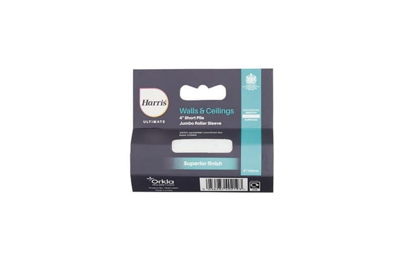 Harris Ultimate Walls & Ceilings Short Pile Jumbo Sleeve 4in — Trade Pack of 10