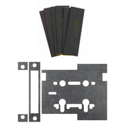 Atlantic Sash Lock & 4" x 3" Hinge Pads Intumescent kit FD60