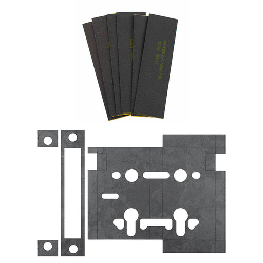 Atlantic Sash Lock & 4" x 3" Hinge Pads Intumescent kit FD60