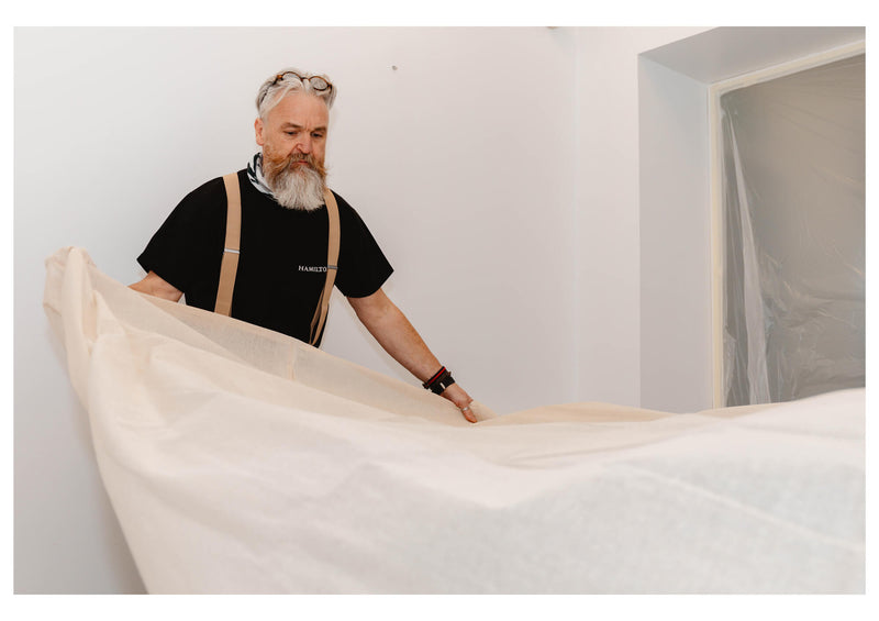Hamilton Prestige Polythene Backed Cotton Dust Sheet — Trade Pack of 8