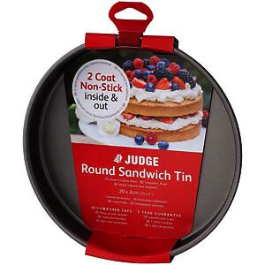 Judge Non-Stick Round Sandwich Tin 20cm