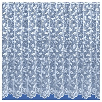 Jersey Net Curtain White 114cm/45"