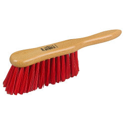 Hill Brush Banister Brush - Lacquered Stock, Stiff Red PVC 6"