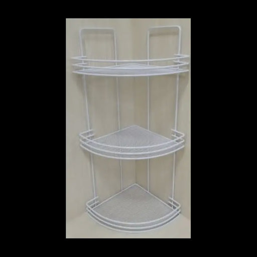 White Corner Utility 3 Tier