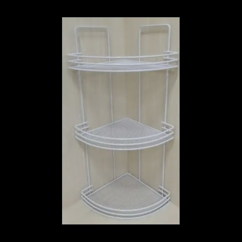 White Corner Utility 3 Tier