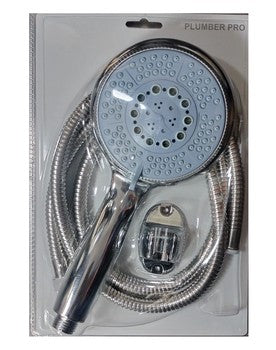 Plumber Pro Shower Head-Hose & Brkt Set