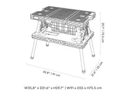 Folding Work Table V2 Black