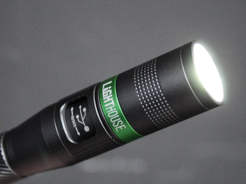 Rechargeable LED Focus Beam Pen Torch 500 lumens