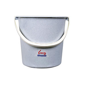 Lucy 2 Gallon Bucket with Handle Granite