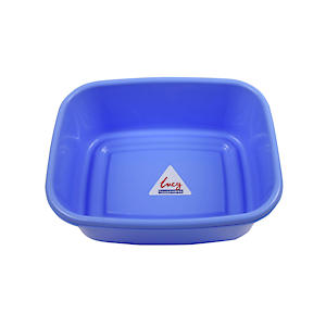 Lucy Large Oblong Bowl 38cm Cornflower