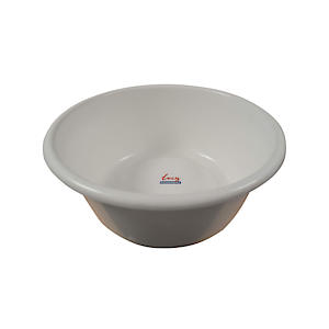 Lucy 14 Inch Round Bowl White