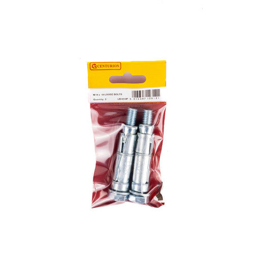 M10 x 10mm Expanding Loose Bolt (Pack of 2)