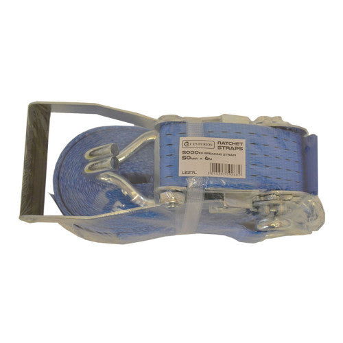Ratchet Strap - 5000kg Breaking Strength - 6m Length - 50mm Width