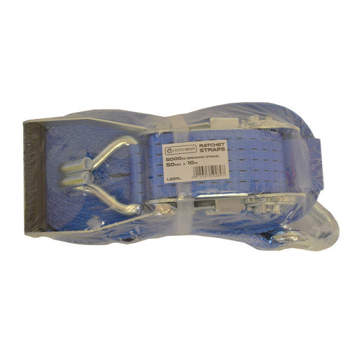 Ratchet Strap - 5000kg Breaking Strength - 10m Length - 50mm Width