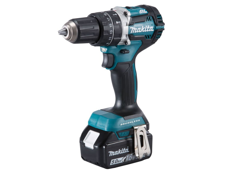 DHP484RTJ Brushless Combi Drill 18V 2 x 5.0Ah Li-ion