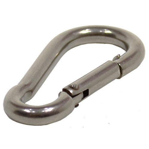 Carbine Hook, Stainless Steel, 6mm x 60mm