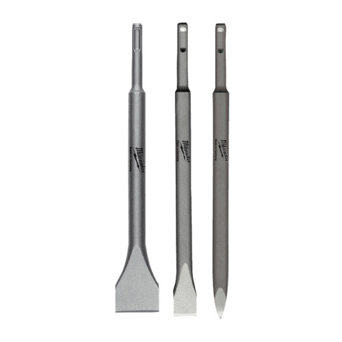 Milwaukee SDS+ Chisel Set - 3pc