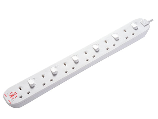 Surge Switched Extension Lead 6 Gang 13A 2m SWSRG62N-MP