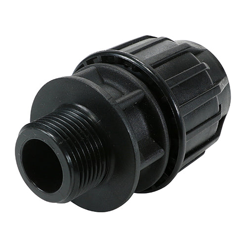TIMCO MDPE Pipe Fittings Male Adaptor - 20mm x 1/2"
