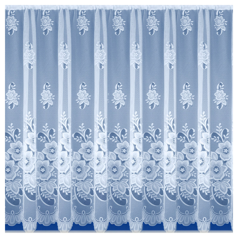 New York Net Curtain White 36" / 91cm (Per Metre)