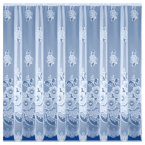New York Net Curtain White 45" / 114cm - Per Metre