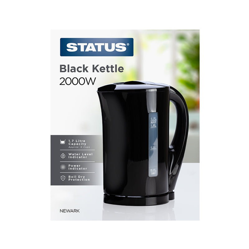 Status Black 1.7L Kettle