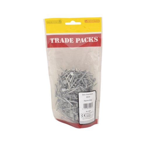 Clout Nails - Galvanised - 30mm - (500g Pack)