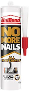 UniBond No More Nails All Materials Crystal Clear 290g