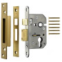 Era Euro Pro-fit Sashlock Case 63mm Finish: Brass Effect