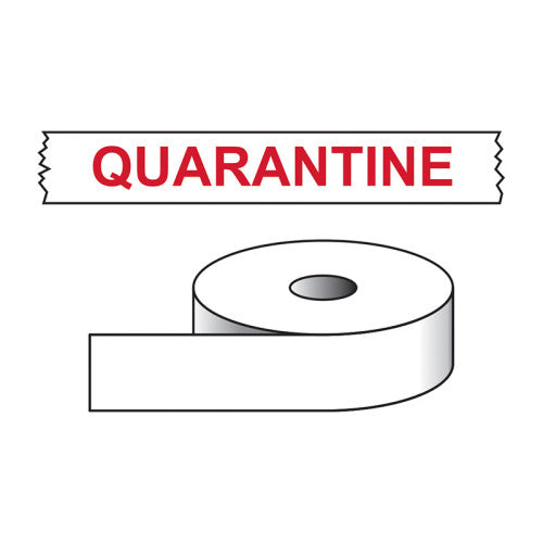 Quarantine Printed Tape - 50mm x 66m