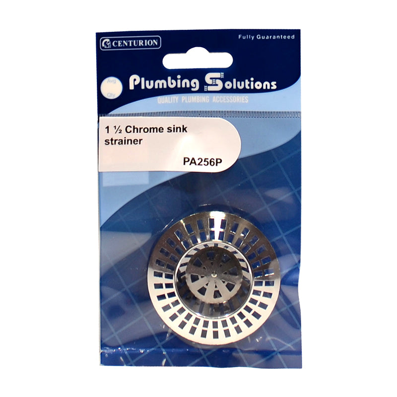 PS 1 1/2" Chrome Sink Strainer