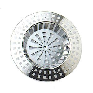 Large Sink Strainer Chromed Plastic