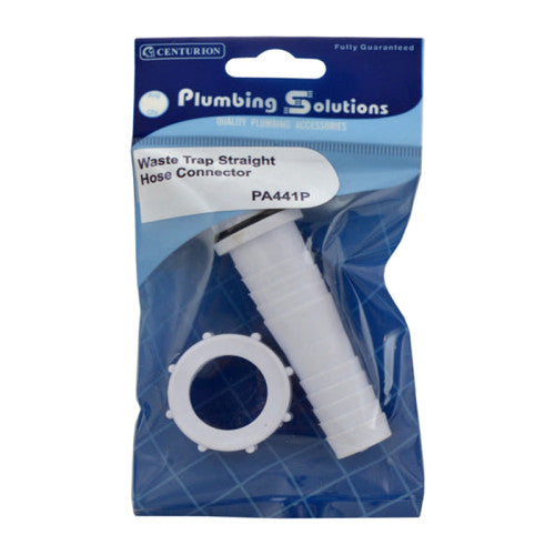 Waste Trap Straight Hose Connector