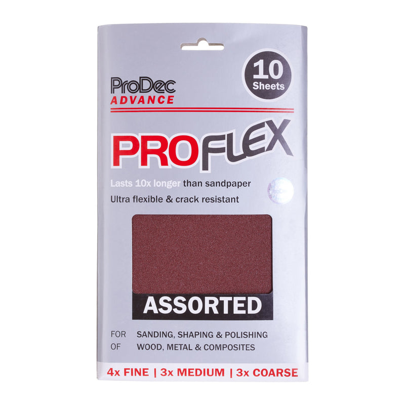 ProDec Advance ProFlex 10pk Sheets Assorted
