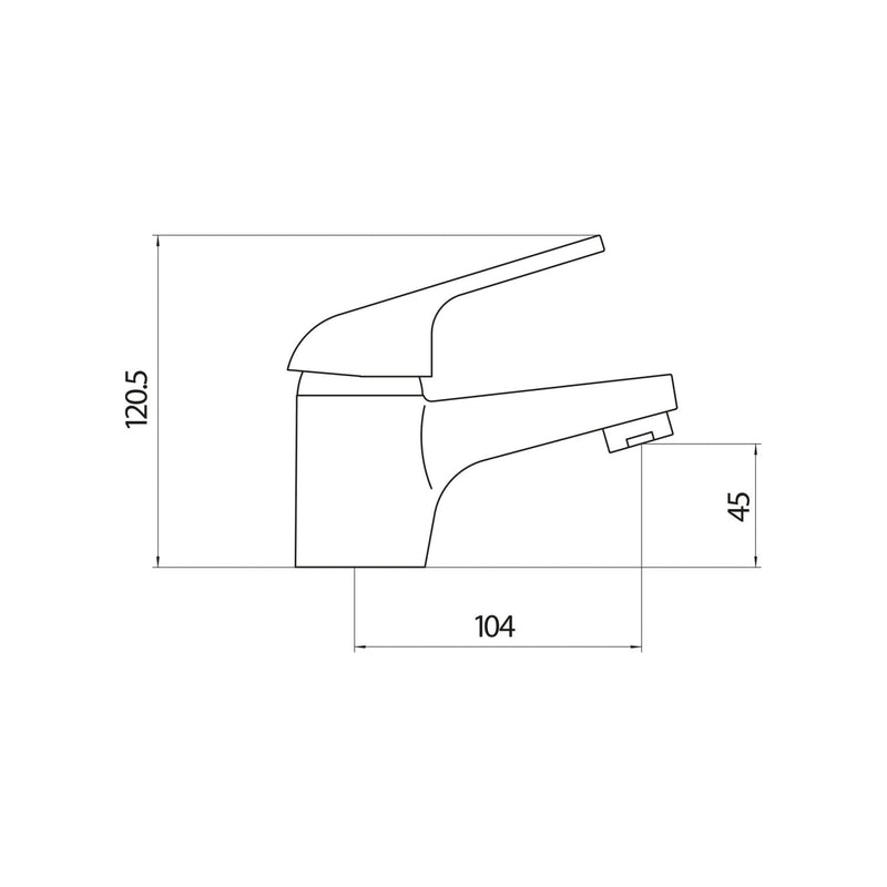UPSILON CHROME BATH FILLER 2TH, ONE SPOUT  DOES NOT INCLUDE BATH WASTE