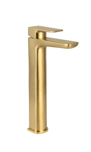 CHI BRUSHED BRASS PVD TALL MONO BASIN      MIXER FOR COUNTERTOP BASINS
