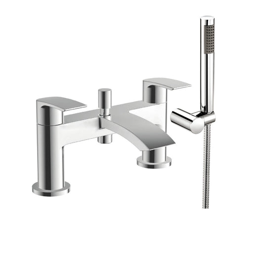 PSI CHROME BATH SHOWER MIXER 2TH INCL.     SLIDE RAIL & HEAD / WAND. NO BATH WA