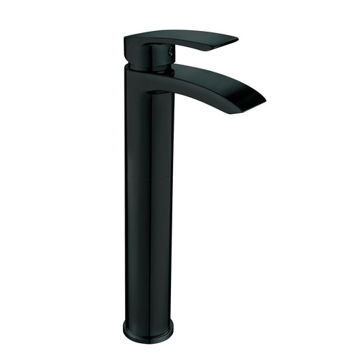 PSI BLACK ELECTROPLATED TALL MONO BASIN    MIXER FOR COUNTERTOP BASINS